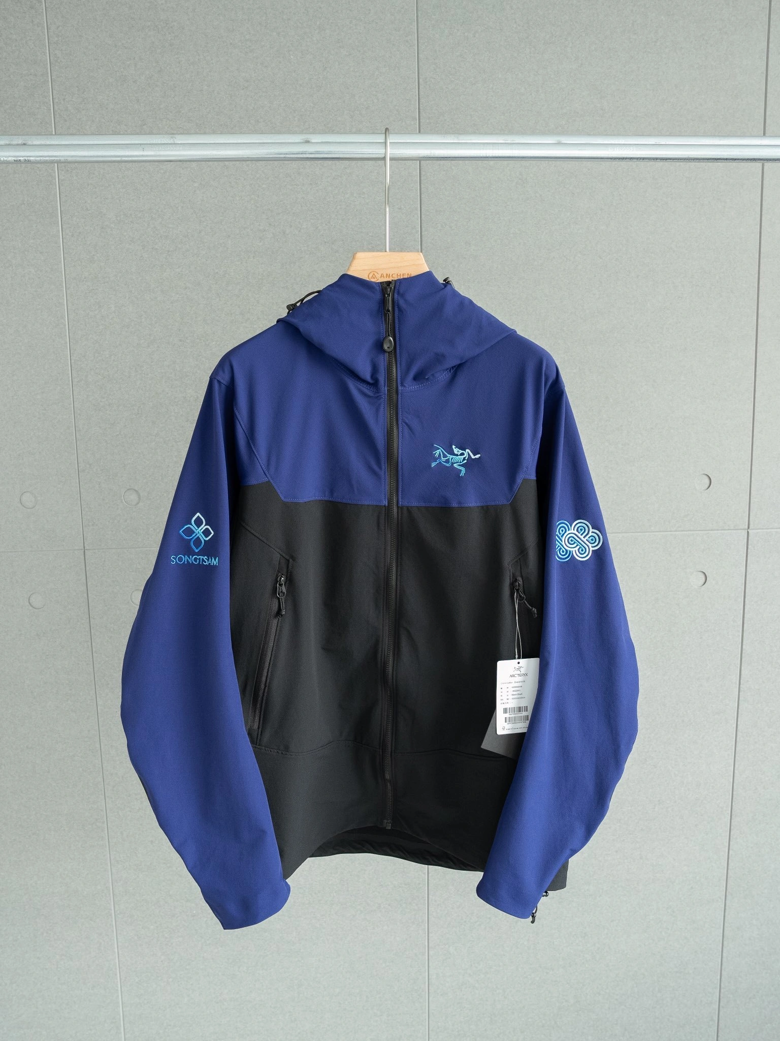 wg.luxury- 1r3t5ryx GAMMA 3.0 SONGTSAM HOODY embroidery item:E-F524I1934